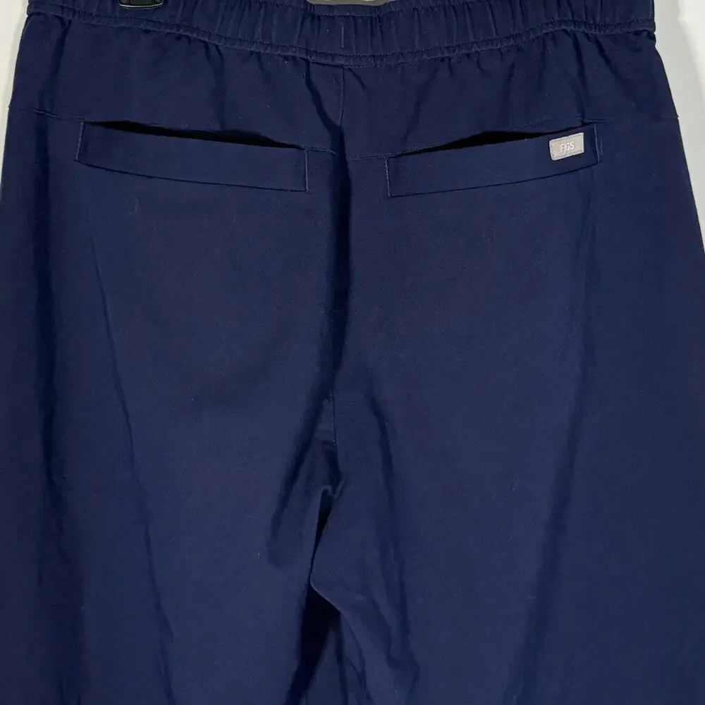 FIGS Tansen Jogger Scrub Pants Men's Navy FIONx Stretch Technical 5 Pocket Med